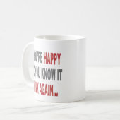 Denken Sie wieder Kaffeetasse (Vorderseite Links)