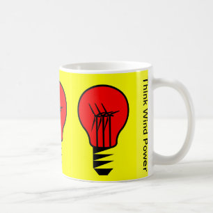 Denken Sie Wind-Power Kaffeetasse