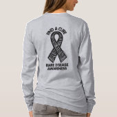 Denken Sie Zebras-… seltene Krankheit T-Shirt (Rückseite)