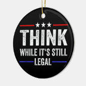 denken, solange es noch legal ist keramik ornament (Links)