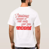 Denken T-Shirt (Rückseite)