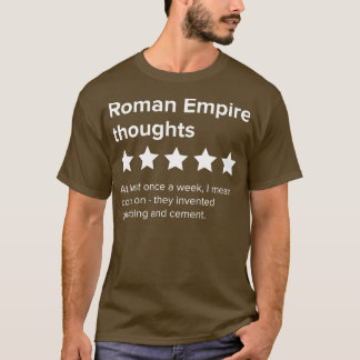 Denken über das Römische Reich Fünf Sterne Roman E T-Shirt