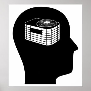 Denken über die HVAC Poster