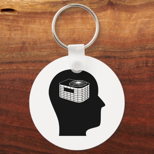 Denken über die HVAC Schlüsselanhänger (Vorderseite)