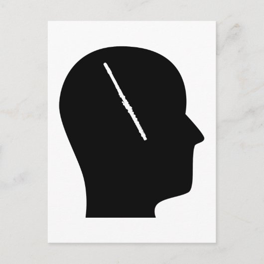 Denken über Flute Postkarte (Vorderseite)