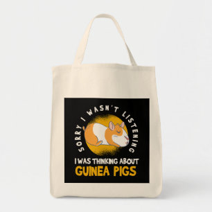 Denken über Guinea Pig Cavy Roddent Tragetasche