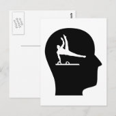 Denken über Gymnastik Postkarte (Vorne/Hinten)