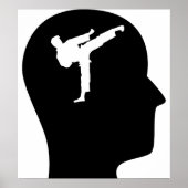 Denken über Karate Poster (Vorne)