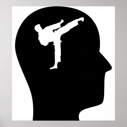 Denken über Karate Poster (Vorne)