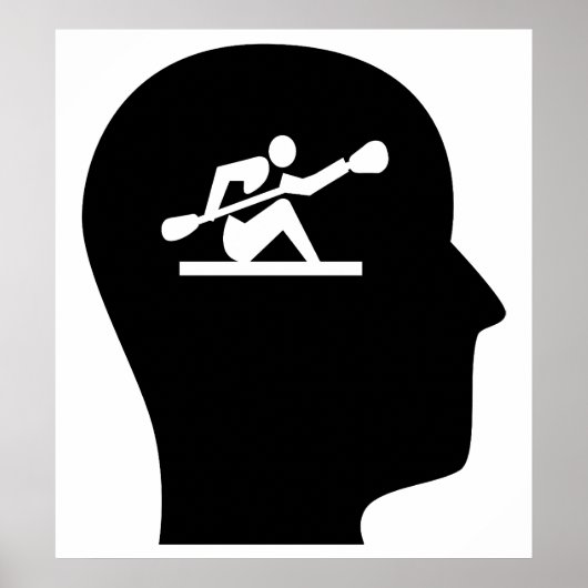 Denken über Kayaking Poster (Vorne)