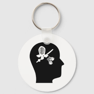 Denken über Kendo Schlüsselanhänger