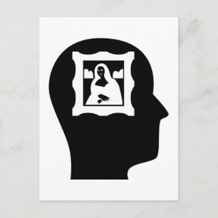 Denken über Kunstgeschichte Postkarte