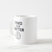 Denken über Materie - T - Shirt à Texte Noir et De Kaffeetasse (Vorderseite Links)