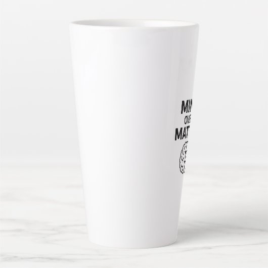 Denken über Materie - T - Shirt à Texte Noir et De Milchtasse (Vorderseite)