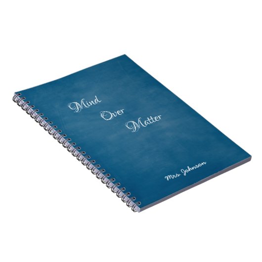 Denken über Matter Blue Notizblock (Rechte Seite)