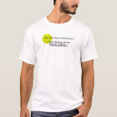 Denken über Pickleball T-Shirt (Vorderseite)