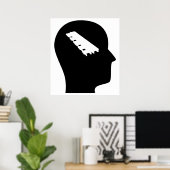Denken über Xylophone Poster (Heimbüro)