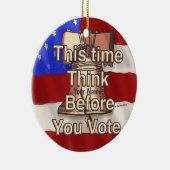 Denken und Stimmen Keramik Ornament (Rechts)