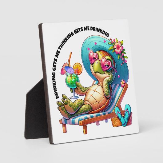 Denken und Trinken Fotoplatte (Vorderseite)