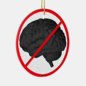 Denken verboten! keramikornament (Rechts)