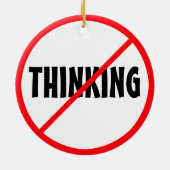 Denken verboten! keramikornament (Hinten)