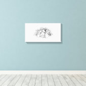 Denken - Vintage Image Leinwanddruck (Insitu (Holzboden))