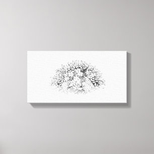 Denken - Vintage Image Leinwanddruck