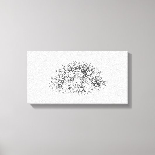 Denken - Vintage Image Leinwanddruck (Vorderseite)