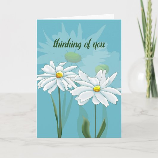 Denken von Daisies Karte (Vorderseite)