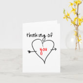 Denken von Ihnen (mit Liebe) Karte (Gelbe Blume)