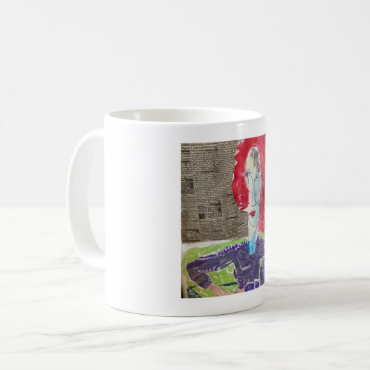 Denken von Modigliani Kaffeetasse (Vorderseite Links)
