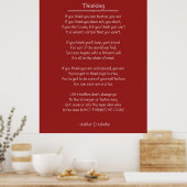 Denken - Walter D. Wintle Poster (Küche)