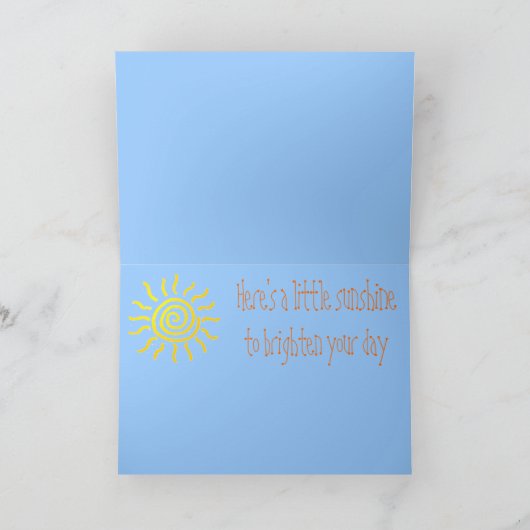 Denken/Wohlfühlen Karte (Innenseite)