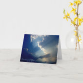 "Denkend an Sie" Foto notecard Karte (Gelbe Blume)