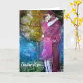 "Denkend an Sie" Gruß-Karte Karte (Gelbe Blume)