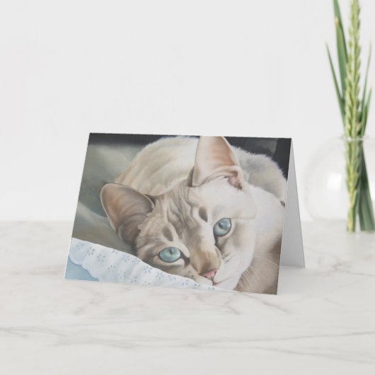 "Denkend an Sie" kardieren Sie Karte (Vorderseite)