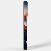 Denkende Logos - Smoky-Gebirgsdesign Case-Mate iPhone Hülle (Rückseite / Rechts)