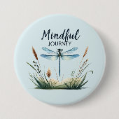 Denkende Reise - Dragonfly Natur Button (Vorderseite)