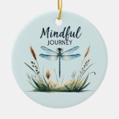 Denkende Reise - Dragonfly Natur Keramik Ornament (Vorne)