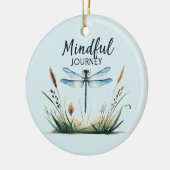 Denkende Reise - Dragonfly Natur Keramik Ornament (Links)