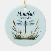 Denkende Reise - Dragonfly Natur Keramik Ornament (Hinten)