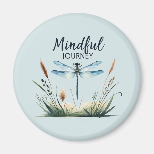 Denkende Reise - Dragonfly Natur Magnet (Vorne)