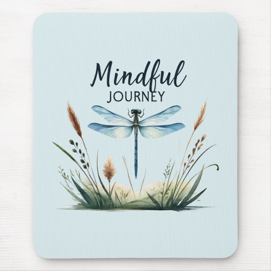 Denkende Reise - Dragonfly Natur Mousepad (Vorne)