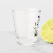 Denkende Reise - Dragonfly Natur Schnapsglas (Links)