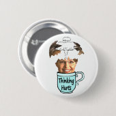 denkende Schmerzen Button (Vorne & Hinten)