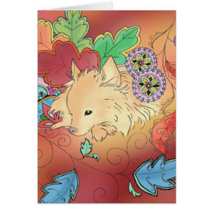 Denkende Spitzkarte (freier Raum)