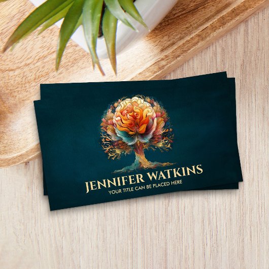 Denkende Zweige - Der Hirnbaum Visitenkarte