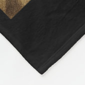 Denkender Affe Meme Vintage Retro Fleecedecke (Ecke)