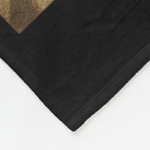 Denkender Affe Meme Vintage Retro Fleecedecke (Ecke)