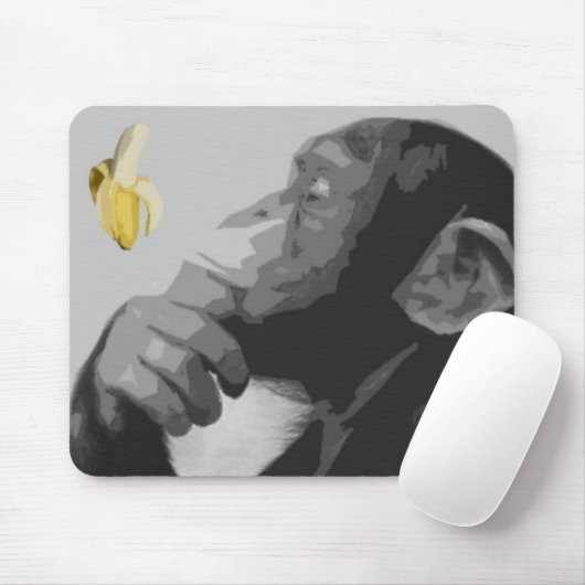 Denkender Affe Mousepad (Mit Mouse)